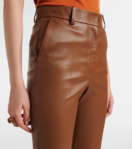 Tafira Leather Stretch Trousers