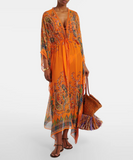 Kaftan with print
