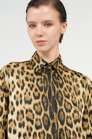 Shirt with Jaguar Print