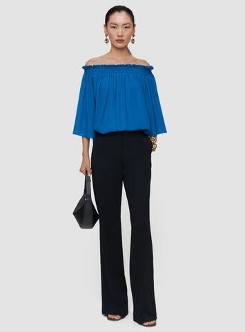 Emi Textured Silk Top