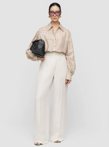 Atlan Printed Silk Blouse
