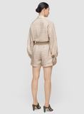 Laven Printed Silk Shorts