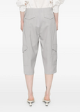 Wide bermuda shorts with pleats