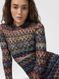 Midi dress with back cut-out detail