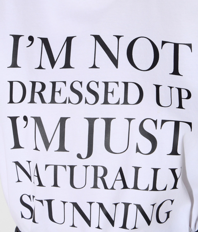Lightweight jersey T-shirt with print
