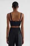 Wool Sablé Bustier Top