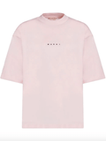 logo-print pink t-shirt