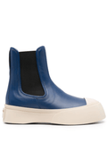 Pablo blue Chelsea boots