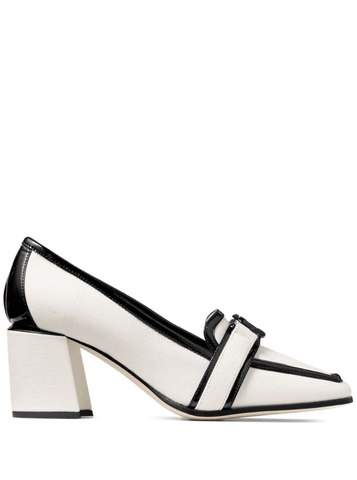 Evin 65mm leather pumps