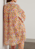 Mare printed cotton and silk-blend voile shirt