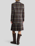Double-Breasted wool jacquard jacket.