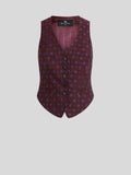 Single-breasted waistcoat with pegaso buttons