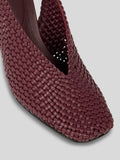 Woven slingbacks