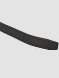 Arden Reversible Slim Leather Belt in black
