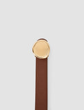 Maeva Reversible Leather Belt in black