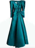 Mikado green dress