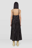 Black leather dress